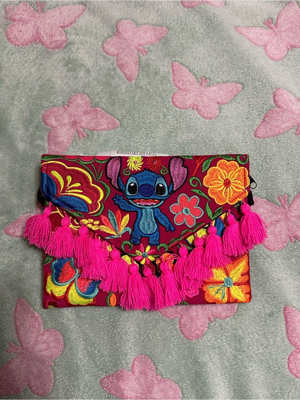 Disney ‘Stitch’ Hand Embroidered Bag